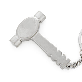 FTD Schlüsselanhänger Hammer chrom